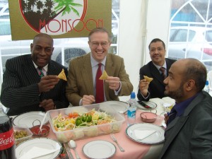 John Baron MP and Frank Bruno officially open ‘Monsoon’ take-away