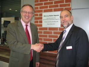 John Baron MP officially opens upgraded Billericay Rail Station.