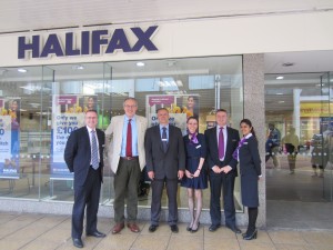 John Baron MP visits Halifax Bank Basildon