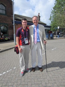 John Baron MP congratulates local volunteers for the Olympic Games