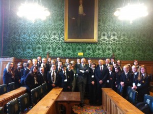 John Baron MP welcomes Mayflower High School to the Houses of Parliament