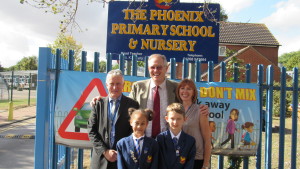 John Baron MP visits The Phoenix Primary School, Laindon