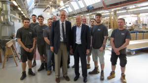 John with Paul Carrol and those who are and have been apprentices at the company