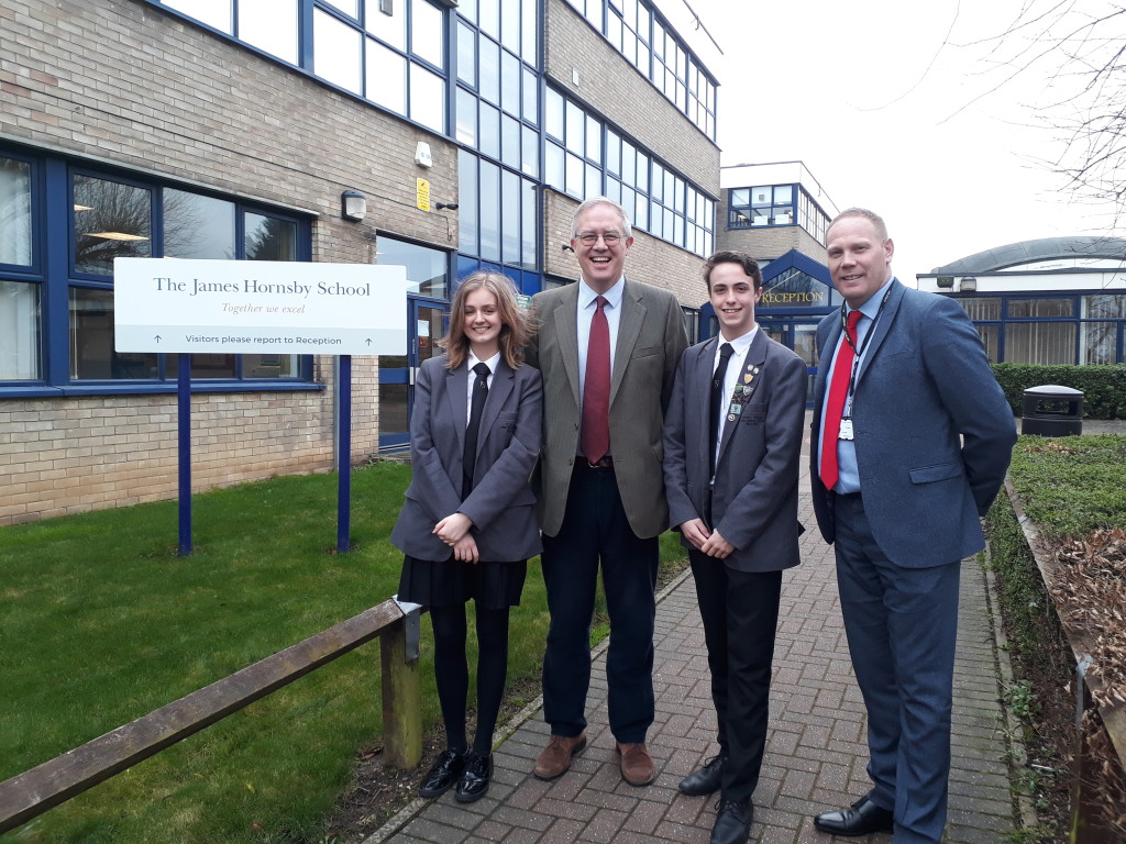 John Baron MP visits The James Hornsby School, Laindon